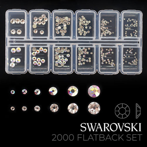 [スワロフスキー] Flat back クリスタルセット