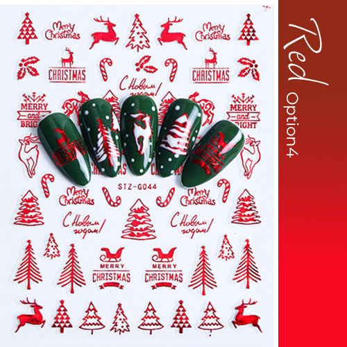 クリスマスネイルシール_1
