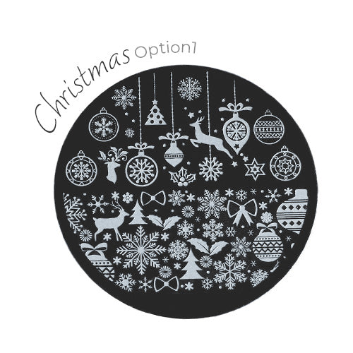 スタンプネイル用クリスマスプレート