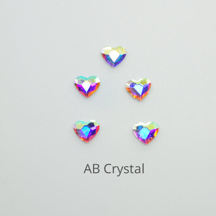 [ムーンストーン]ハートストーン(5x6mm) 5P