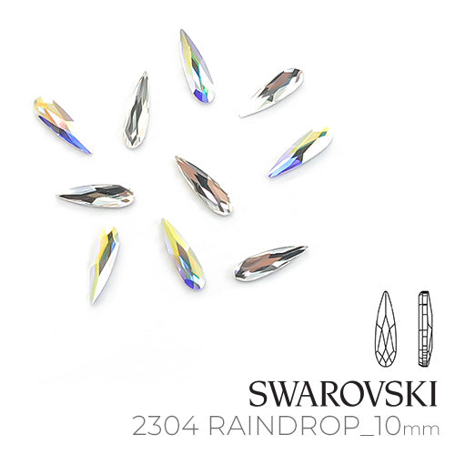 [スワロフスキー] 2304 Raindrop 10mm