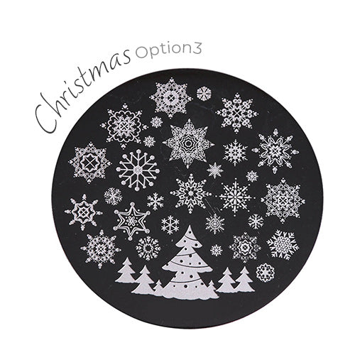 スタンプネイル用クリスマスプレート